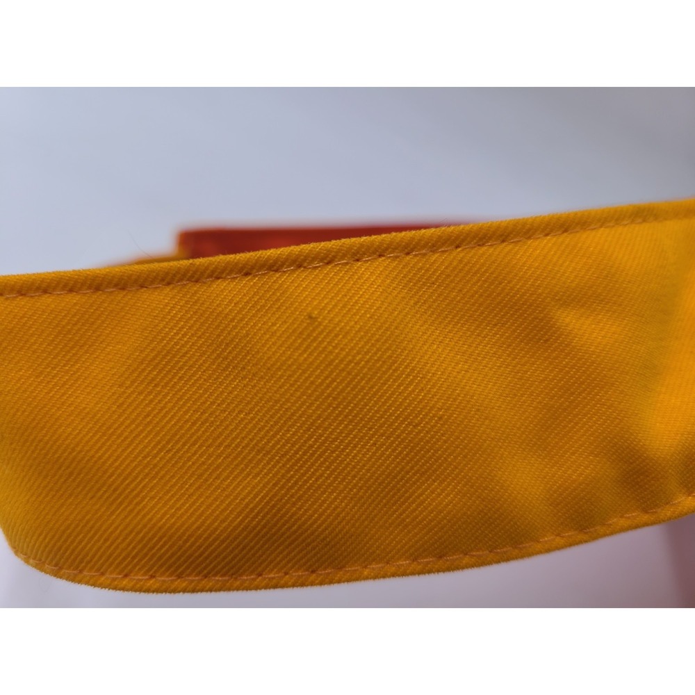 Nike Air Sun Golf Visor Adjustable Hat Cap Polyester Swoosh Dad Men Women Orange - Picture 9 of 16